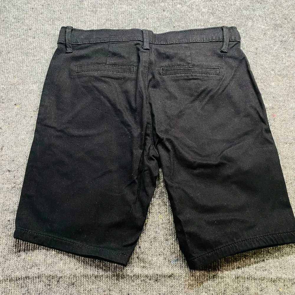 The Childrens Place Girls Uniform Chino Shorts Black 8 Plus Stretch Twill Woven